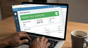 Example of a filled-out survey profile to avoid disqualification.