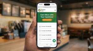 Opinion Padi app testing platform displayed on mobile screen.