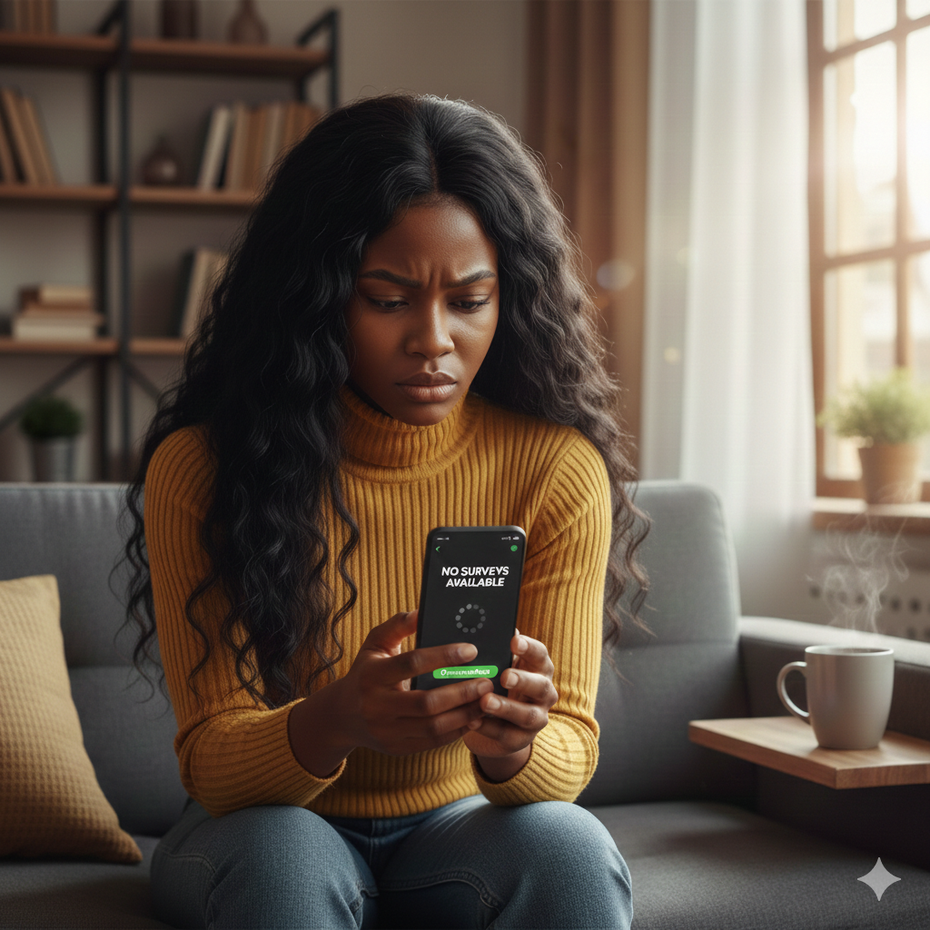 why surveys suddenly stop showing up