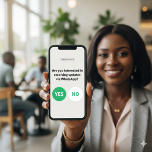 Mobile-optimized survey interface designed for Nigerian participants