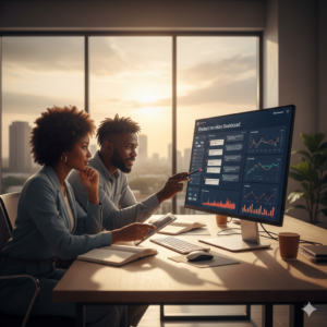 Nigerian startup founders using OpinionPadi data to iterate on their product features.