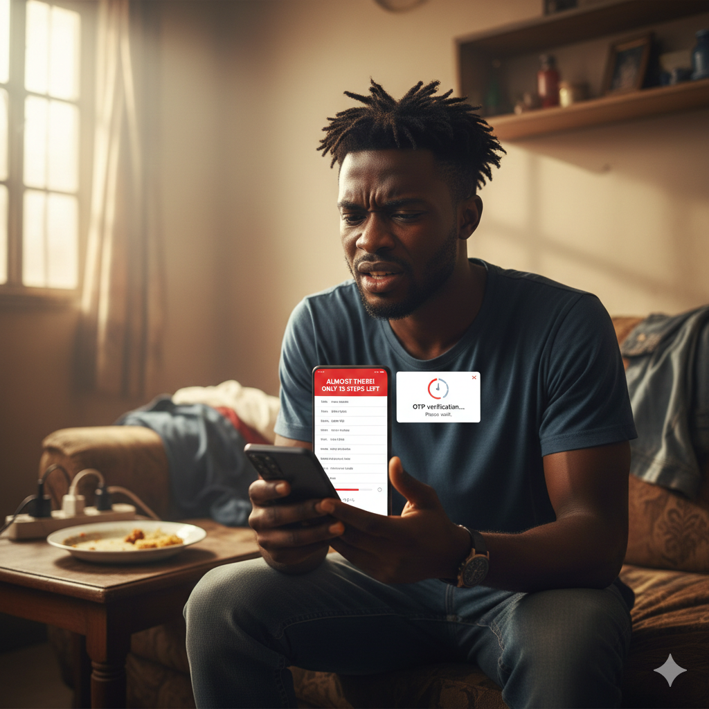 signup abandonment in Nigeria