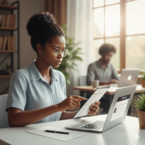 Nigerian user troubleshooting survey availability issues on their laptop.