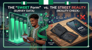 Founder relying solely on surveys.